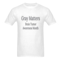Gray Matter: Brain Tumor Awareness Cotton Tee