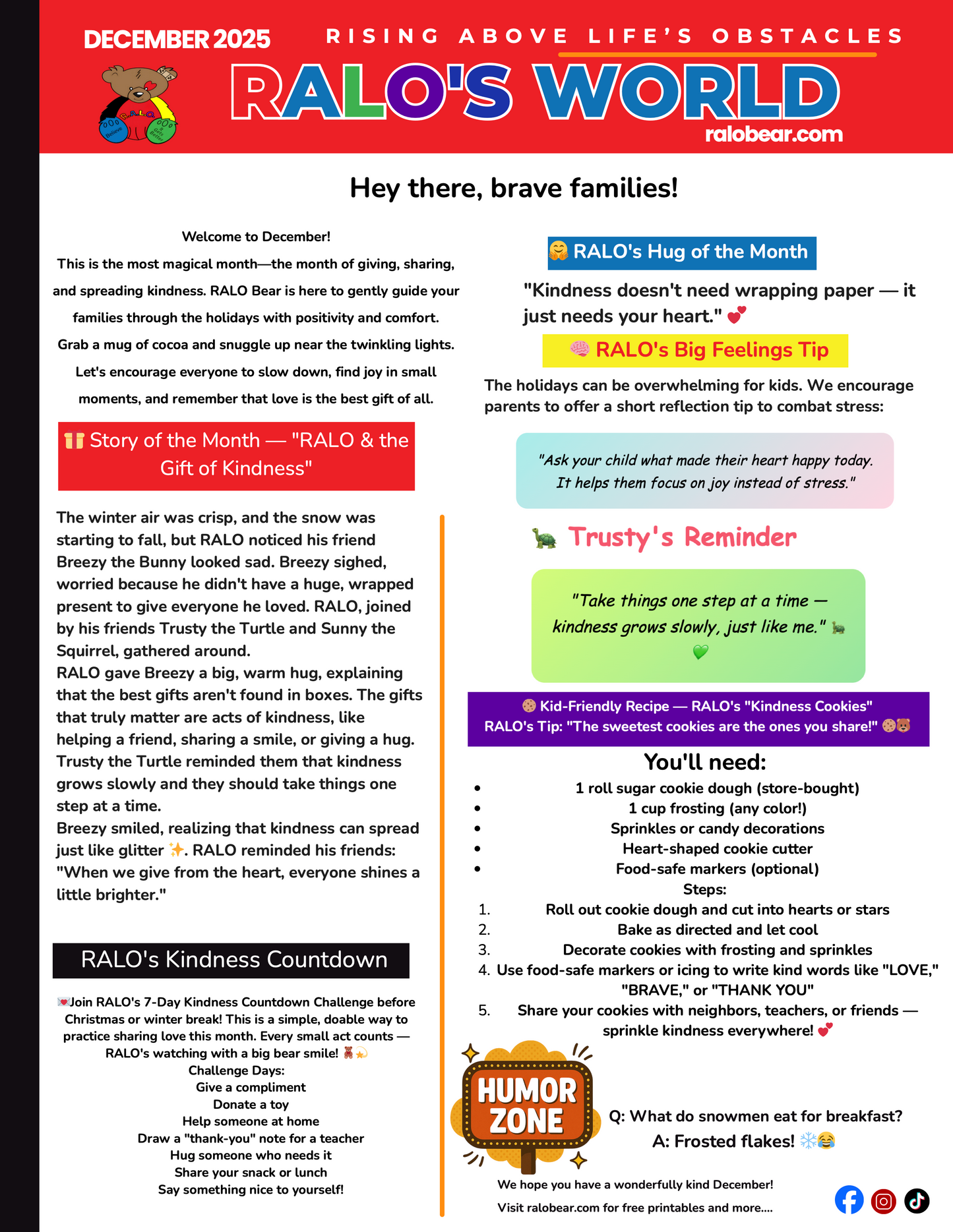 RALO’s World Newsletter