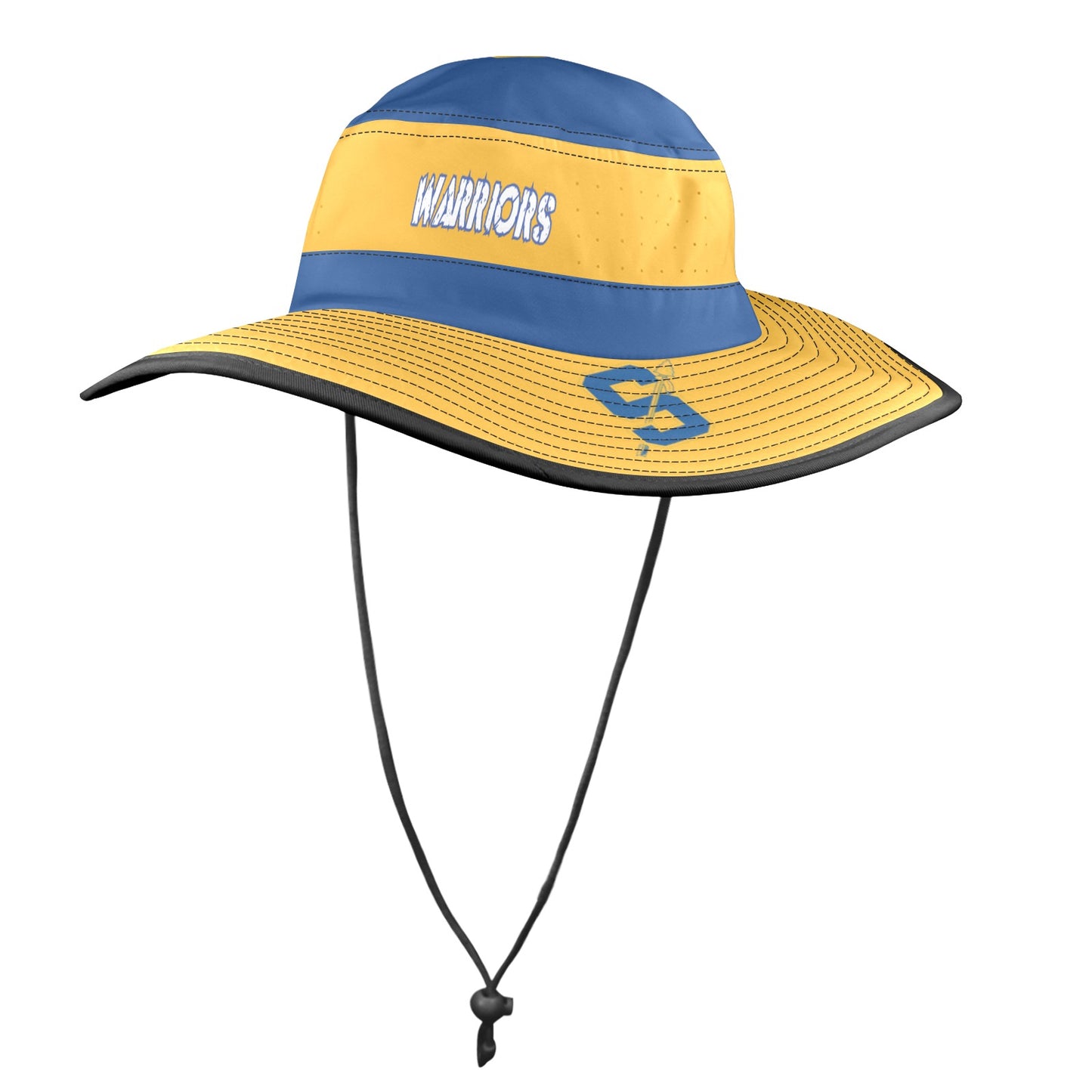 Warriors Wide Brim Bucket Hat