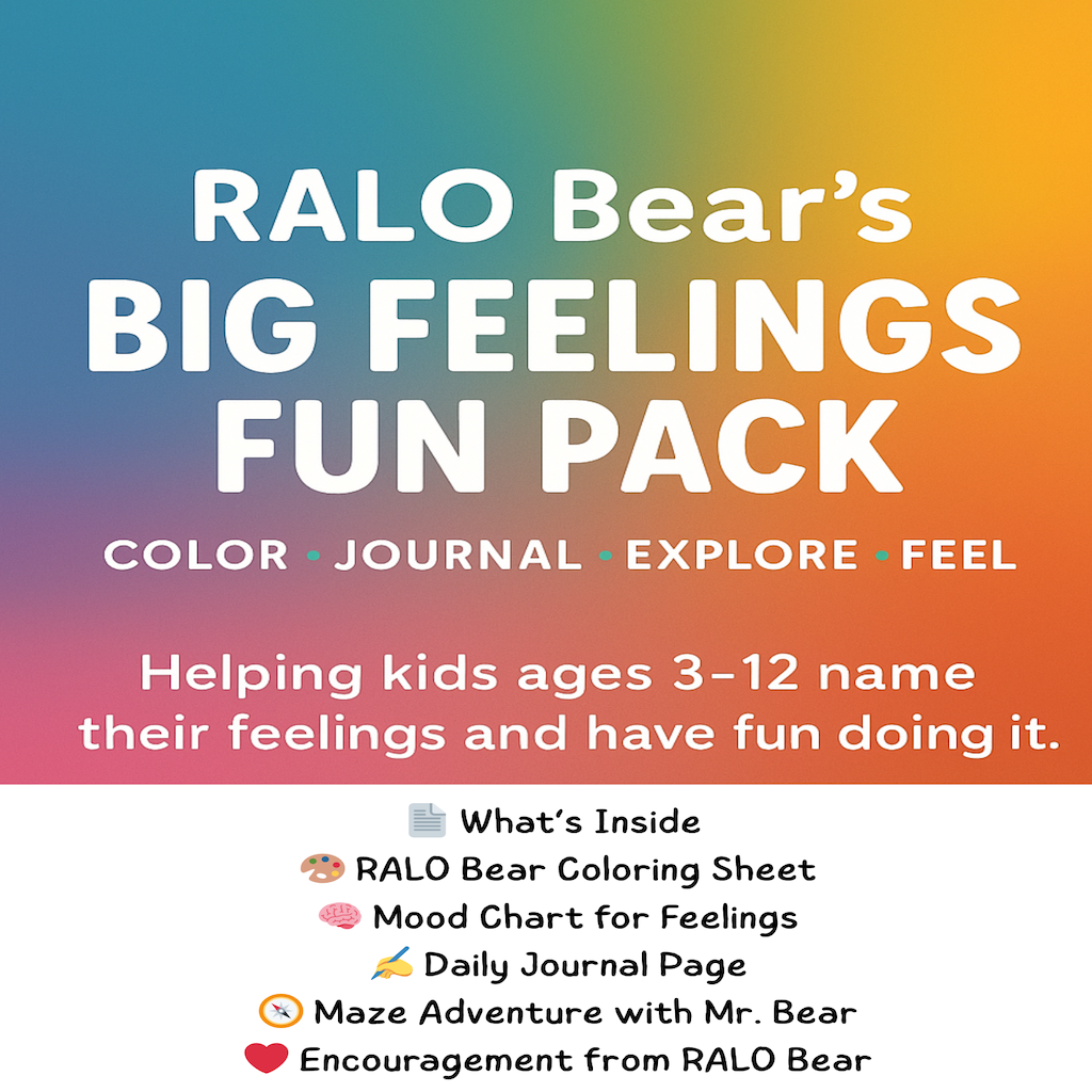 RALO Bear’s Big Feelings Fun Pack – Printable