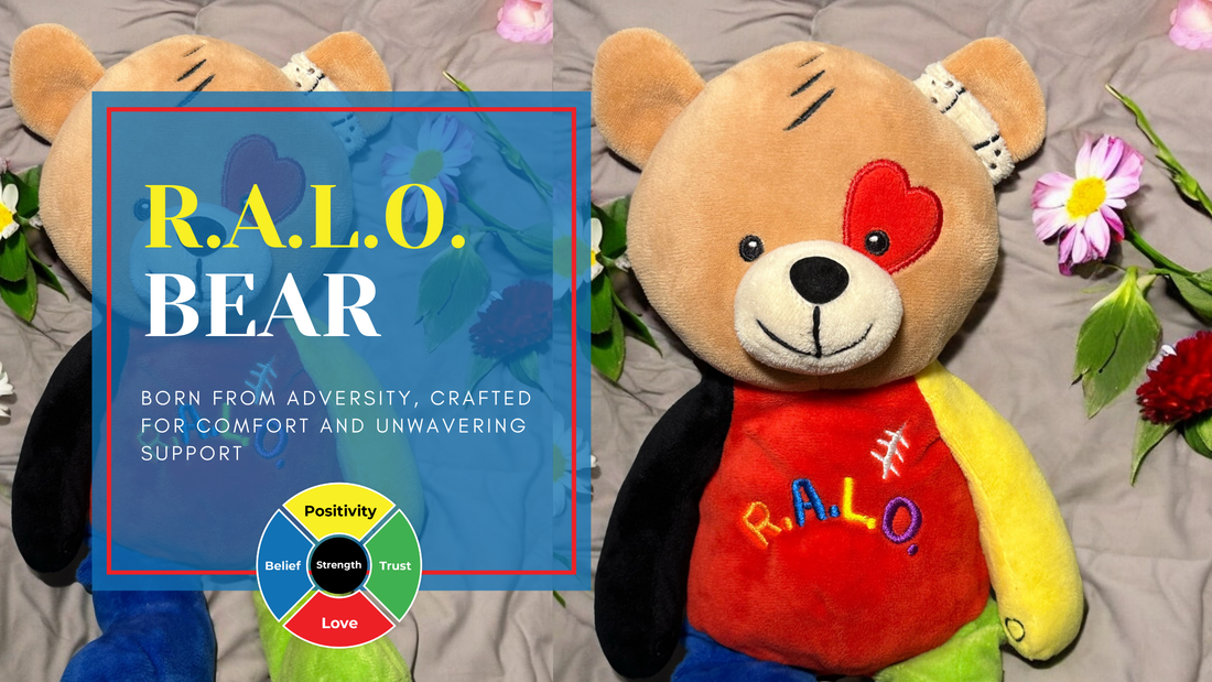 RALO Bear: Born from Adversity, Crafted for Comfort and Unwavering Support