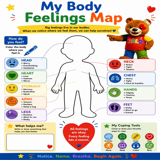 My Body Feelings Map