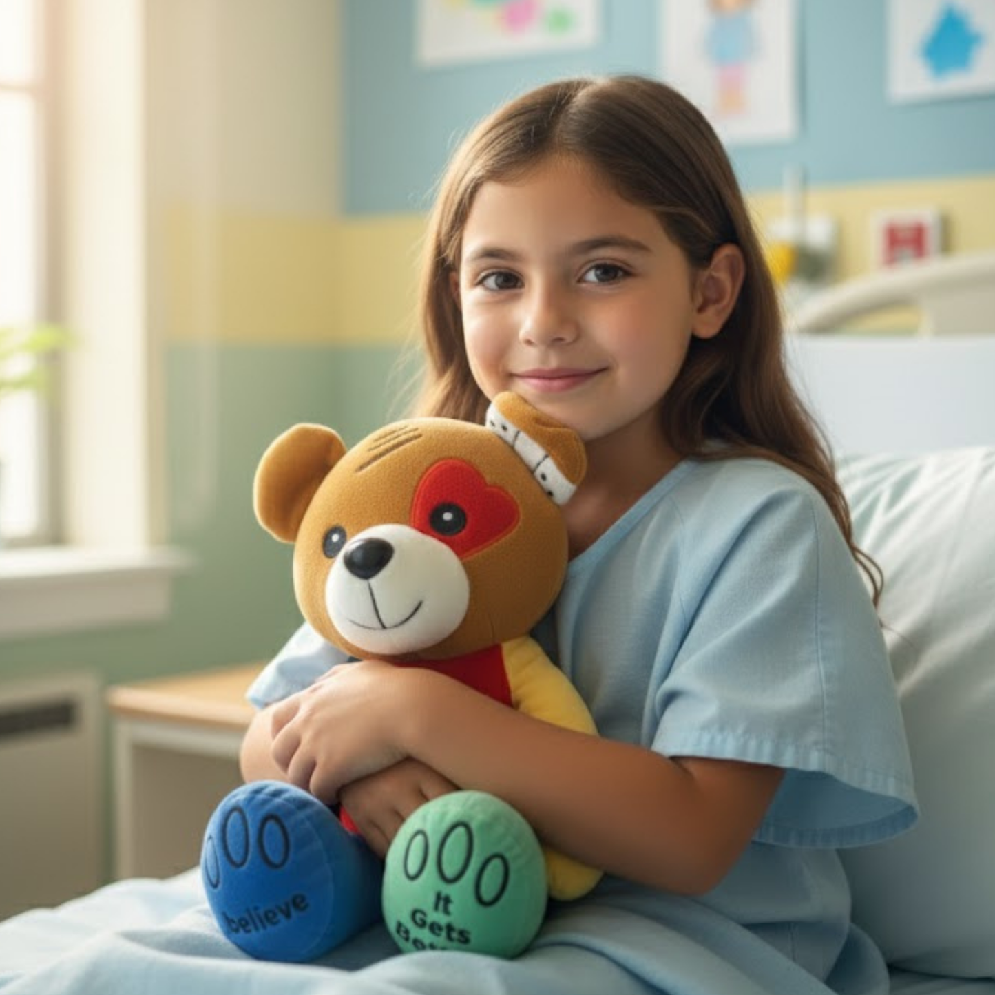 RALO Bear - Emotional Wellness Tool & Affirmation Plush for Resilience