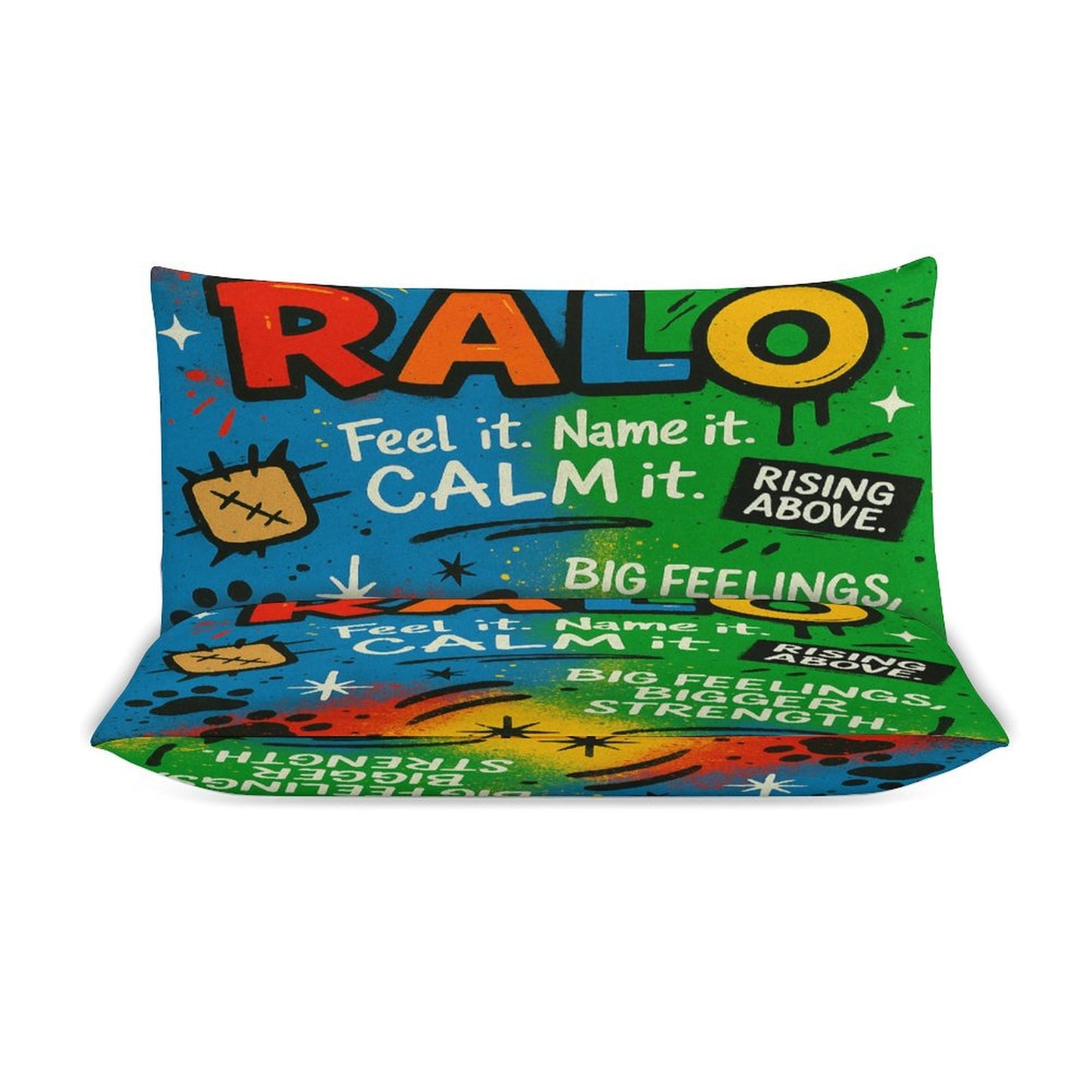 Feel It. Name It. Calm It.” Bedding Set