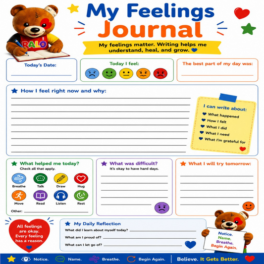 My Feelings Journal Page