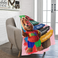 RALO Bear Ultra-Soft Micro Fleece Blanket 50"x60"