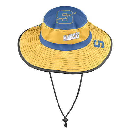 Warriors Wide Brim Bucket Hat
