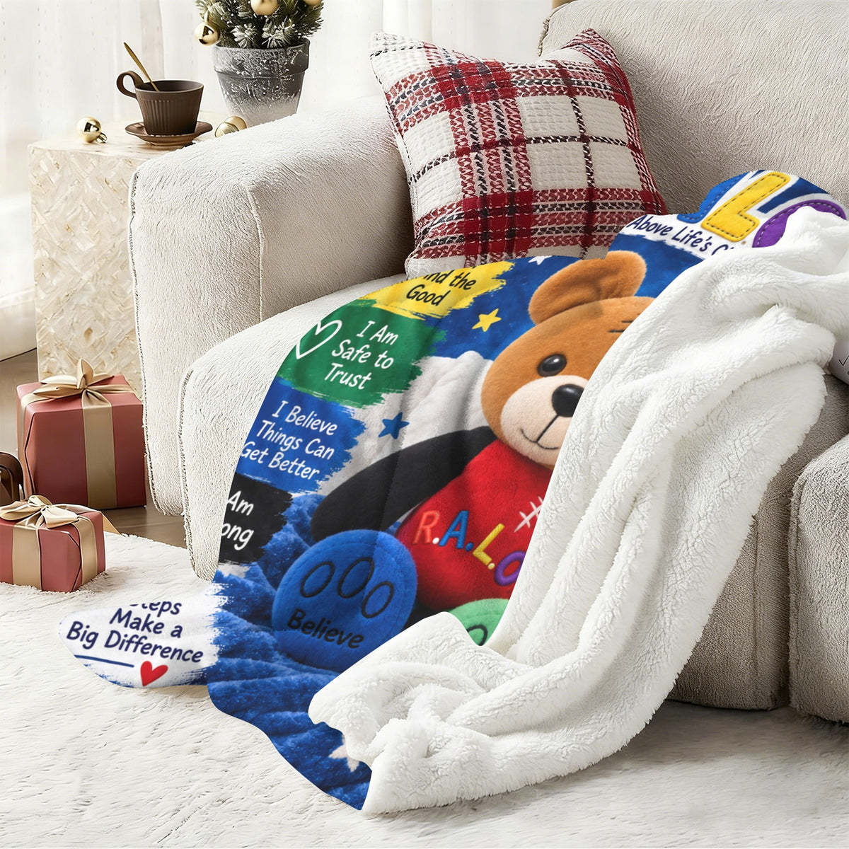 RALO Bear 40" × 50" Kids Comfort Blanket