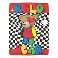 RALO Bear Ultra-Soft Micro Fleece Blanket 60"x80"